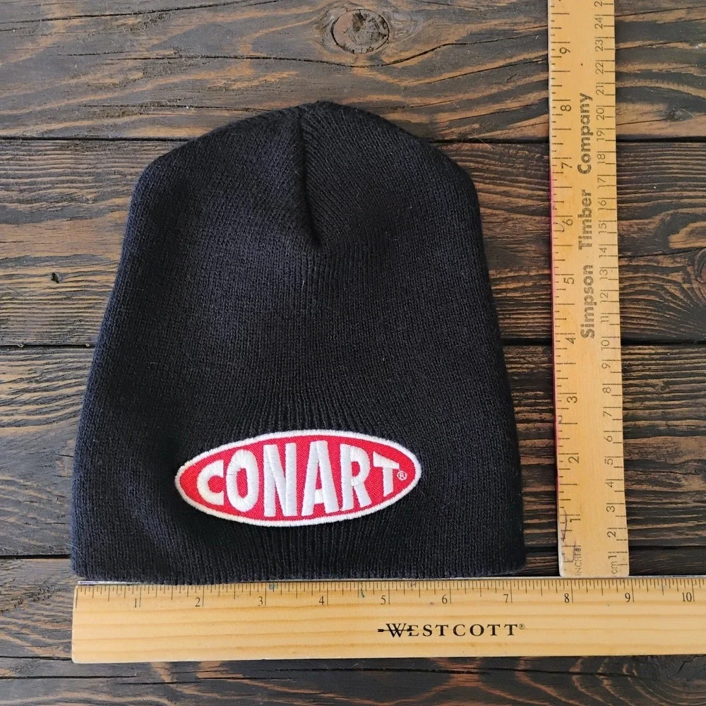 CONART Beanie Logo Direct Embroidery 1990's Retro Graffiti Hat Vintage Size S